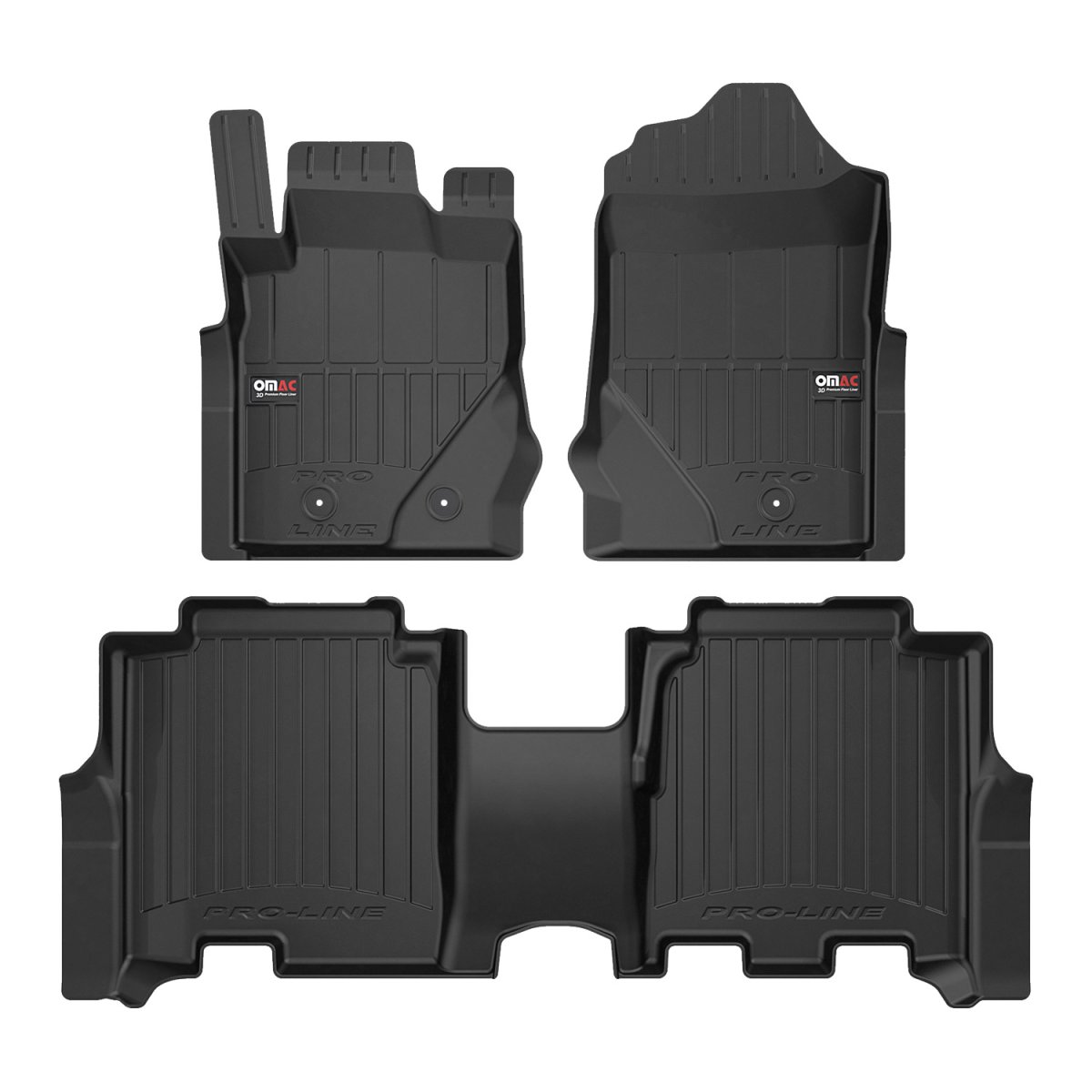 Ford Bronco Floor Mat - Omac - Proline Premium TPE - Black - 2021-2024